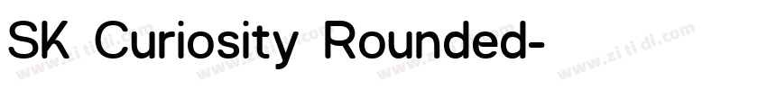 SK Curiosity Rounded字体转换